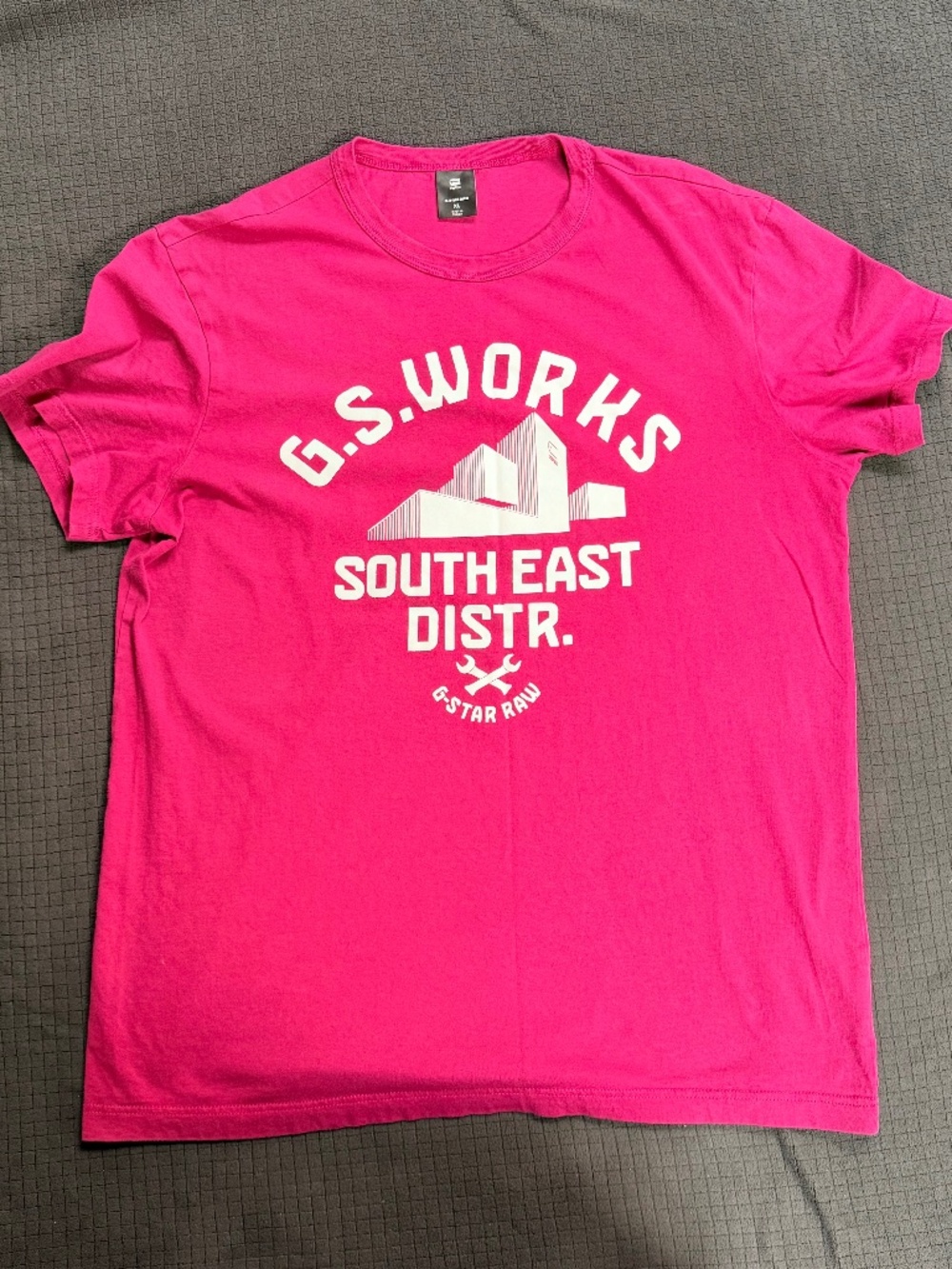 G-Star red Short Sleeve Graphic Tee - G.S. Works South East Distr.